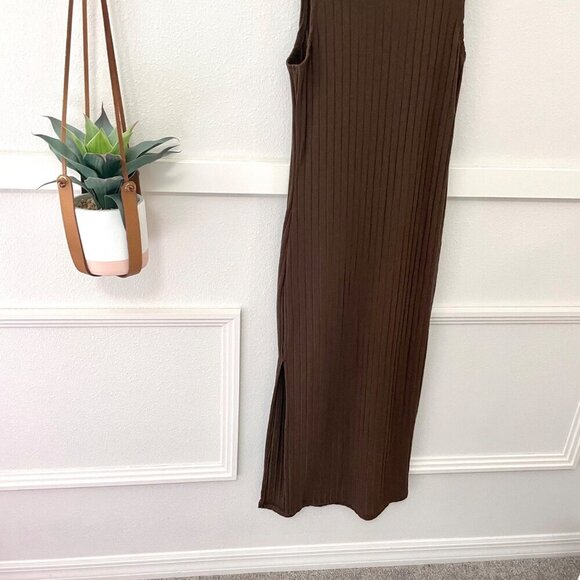 Z SUPPLY Women's Raewyn Dress Dark Chocolate Brown Size S - Picture 8 of 9